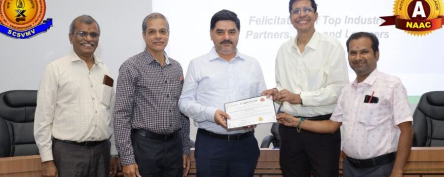 SCSVMV receiving national recognition from IIT Madras