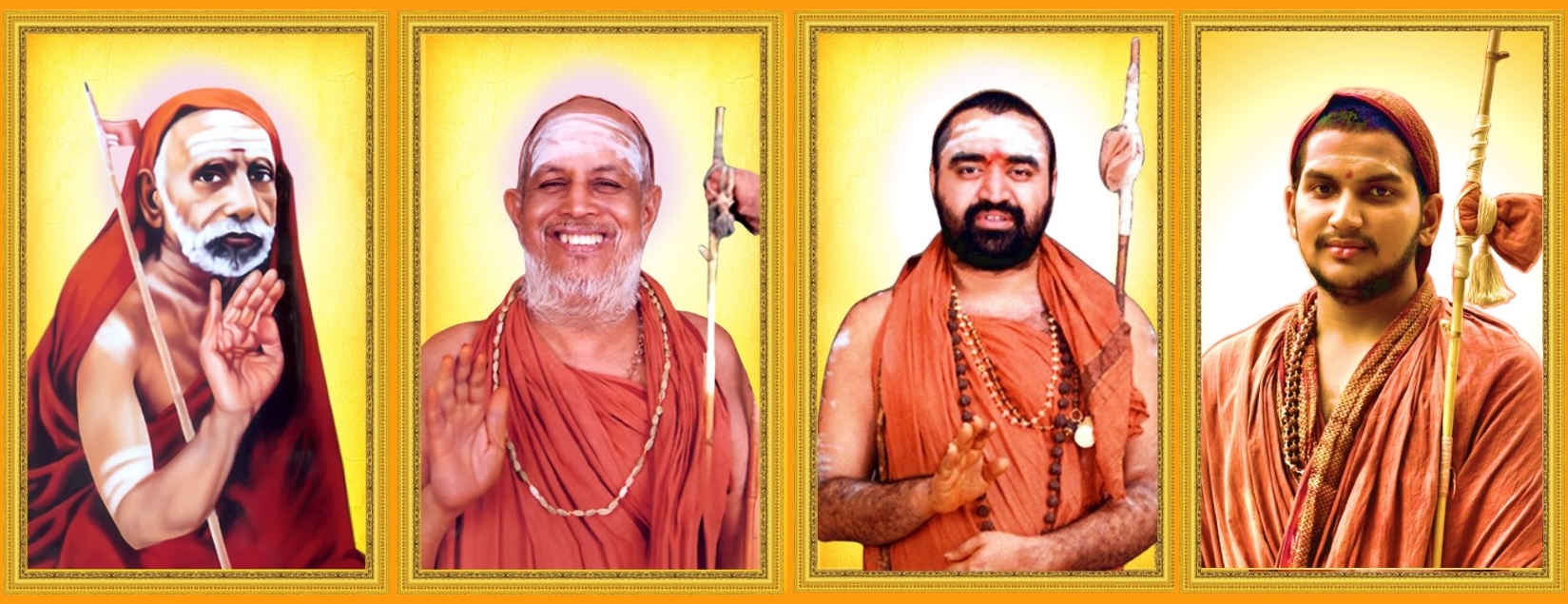 Patrons of SCSVMV — Their Holiness of Sri Kanchi Kamakoti Peetam