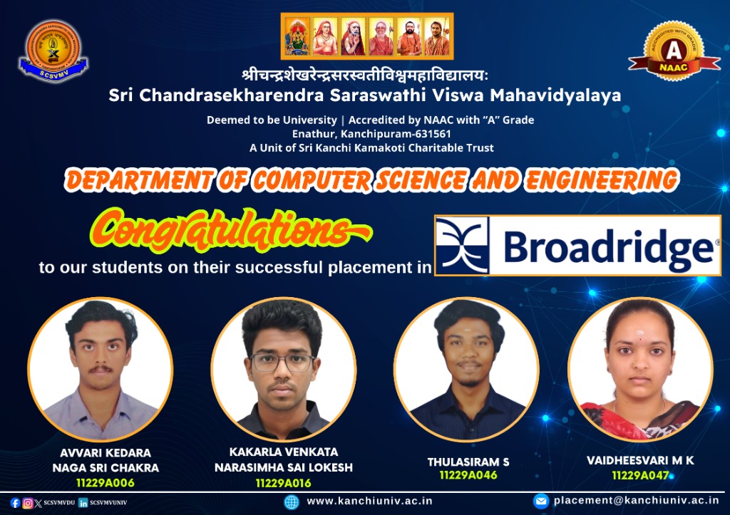 CSE Placements 2026 – Broadridge