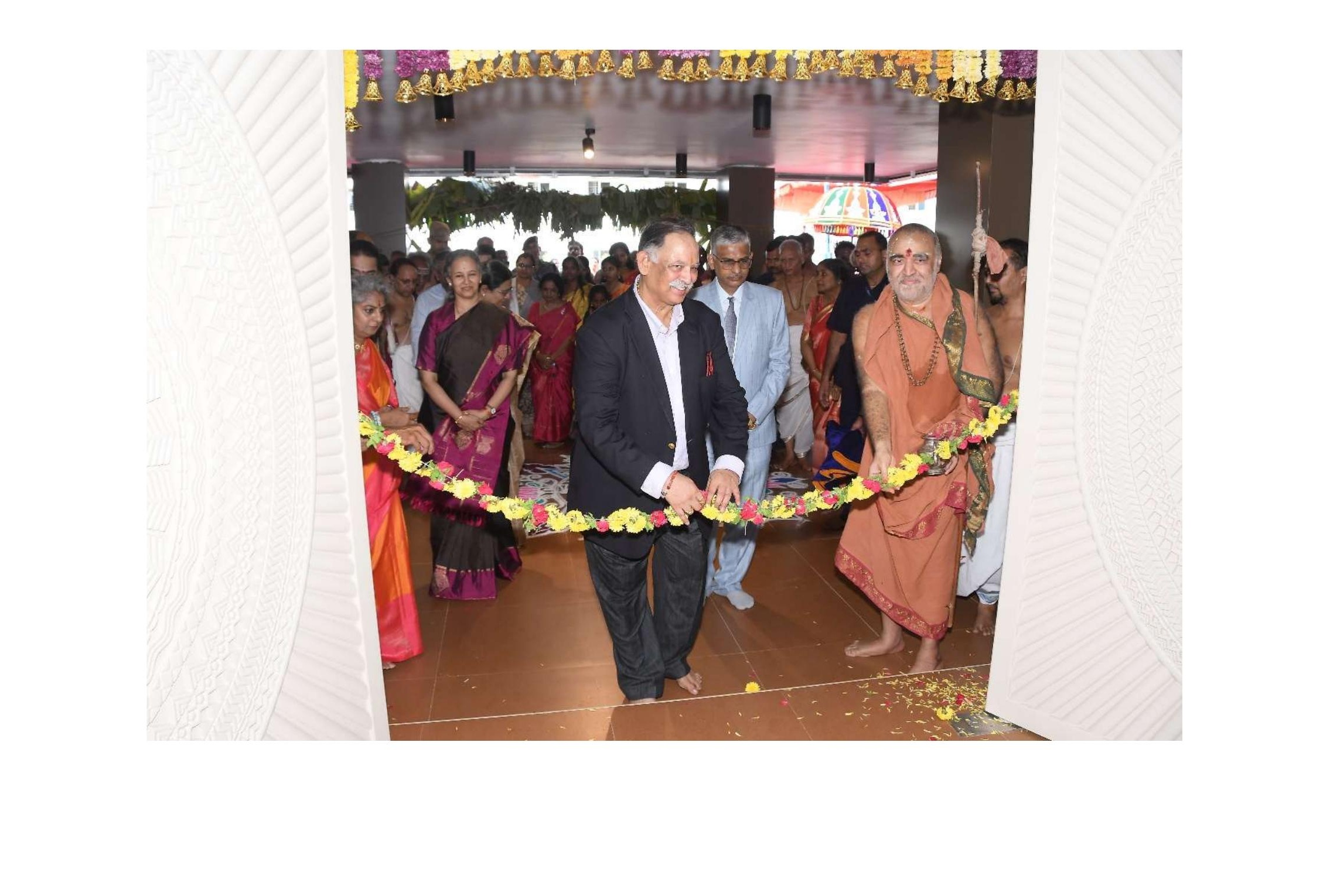 Sacred lamp-lighting ceremony at Ānvikshiki inauguration